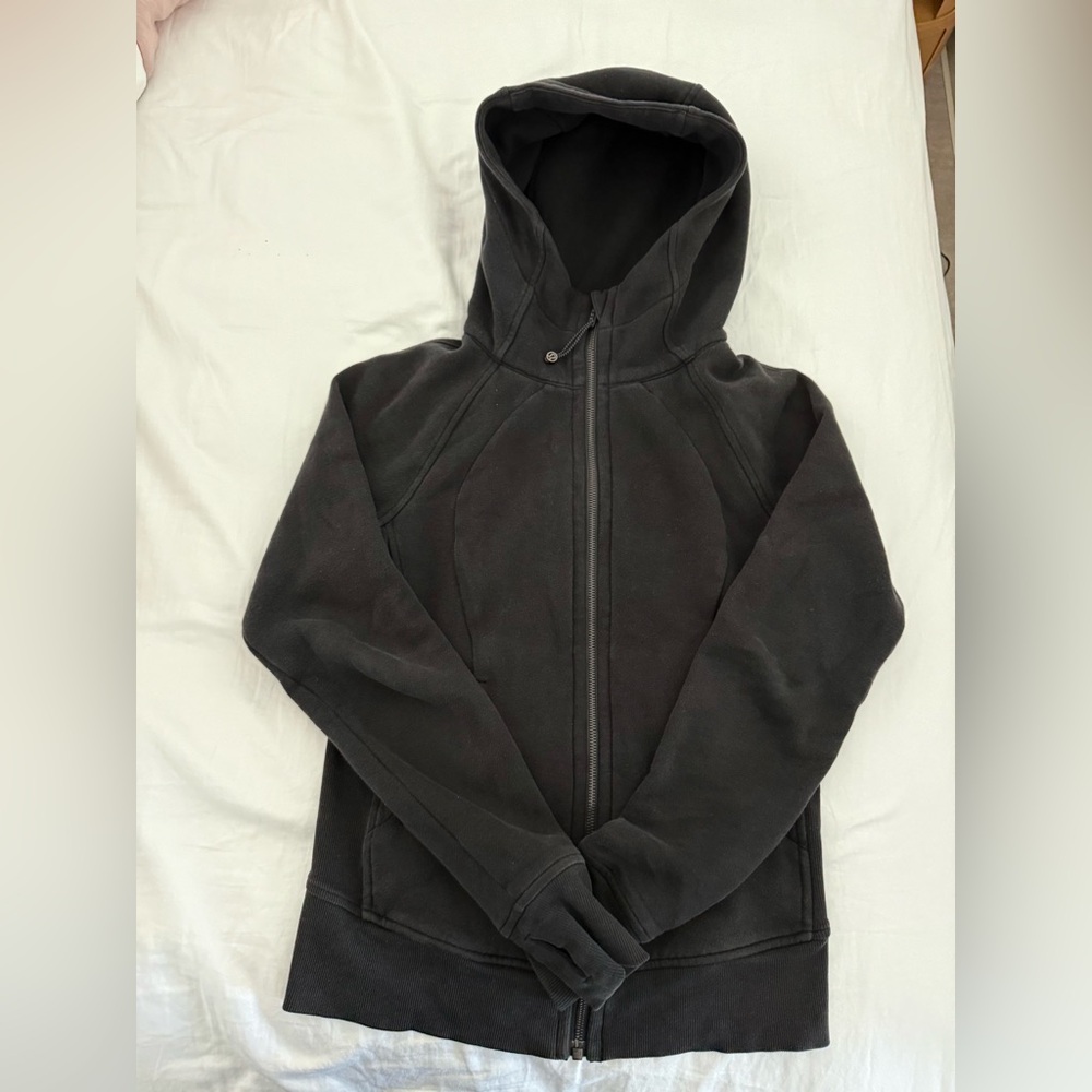 lululemon athletica Black scuba hoodie